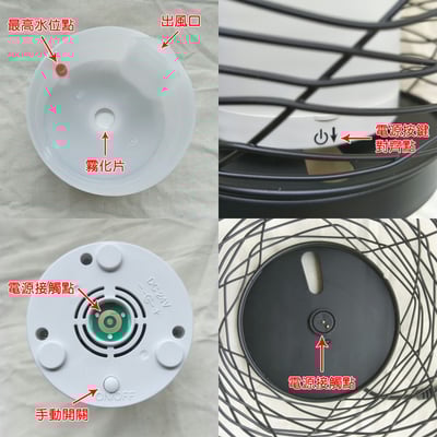 《蠟燭燈氛圍/超音波精油香氛水氧機》附遙控器3