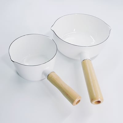 《日式加厚琺瑯鍋》12cm/18cm2