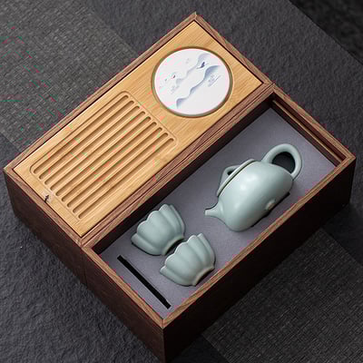 《汝瓷旅行茶具組》附精美包裝袋2