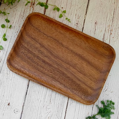 《胡桃木長方盤》 托盤 小托盤 餐盤6