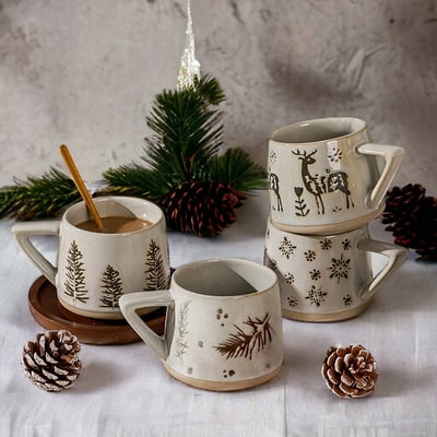 《復古陶瓷咖啡杯組》300ml1