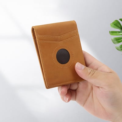 《復古瘋馬皮革卡包 》2