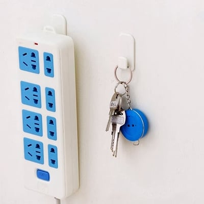 《遙控器收納掛勾》2入組  牆面收納 居家收納 掛勾 牆面掛勾 無痕掛勾6