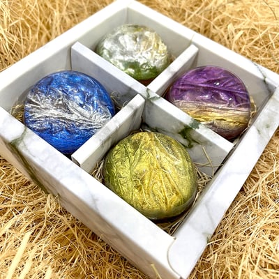 《日本胺基酸寶石皂/金箔胺基酸皂》7