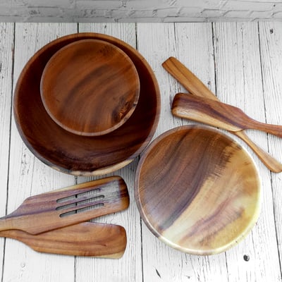 《相思木製沙拉碗》6