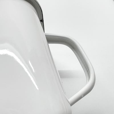 《日式加厚琺瑯方形收納杯+杯蓋》1.4L / 有刻度9