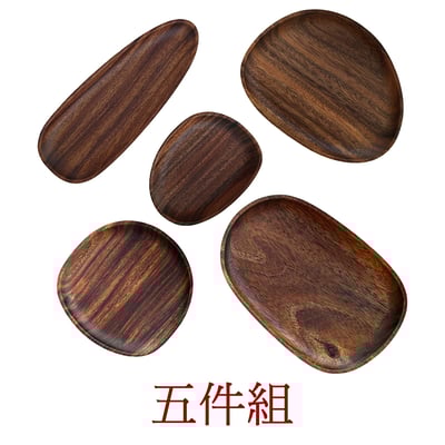 《胡桃木日式造型餐盤》17