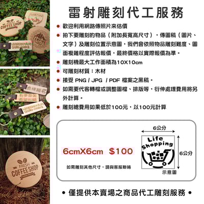 《日式原木杯墊》櫸木/胡桃木8