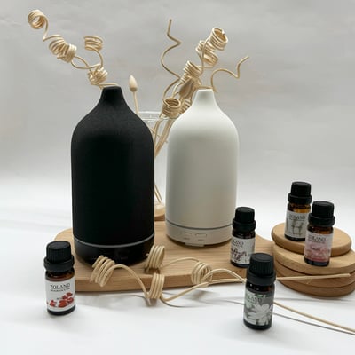 《陶瓷日式禪風/香氛水氧機》100ml1