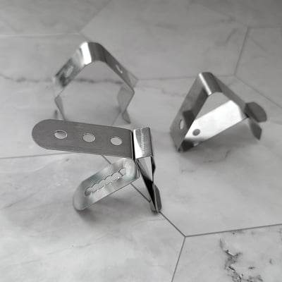 《溫度計固定夾》不鏽鋼溫度計夾6