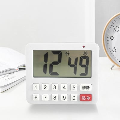 《廚房大螢幕可調音量電子計時器》3