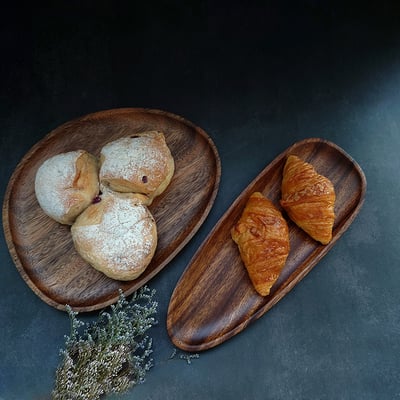 《胡桃木日式造型餐盤》5