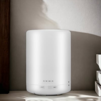 《無印風/香氛精油水氧機》300ml 暖白光/彩光 附遙控器2