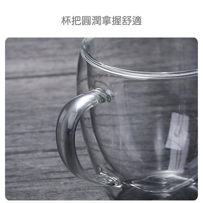 《雙層玻璃馬克杯》350ml5