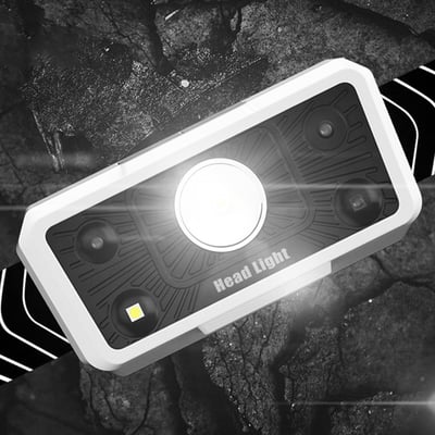 《感應頭燈》5檔燈光  戶外燈 露營燈12