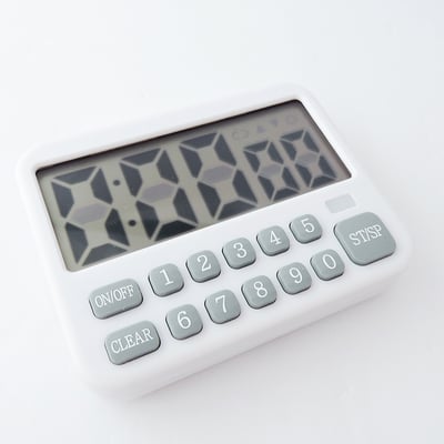 《廚房大螢幕可調音量電子計時器》4