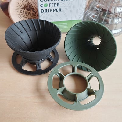 《摺疊便攜式咖啡濾杯》1~2人份1