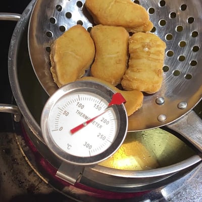 《家用油溫計》附固定夾  探針式 油溫計 溫度計3