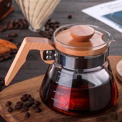《木柄咖啡壺》600ml3