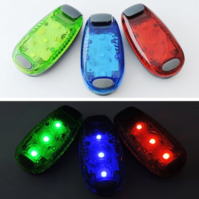 《LED夜間安全警示燈》跑步燈/綁腿燈/內附2顆電池6