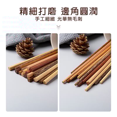 《原木筷子五雙入禮盒組》6