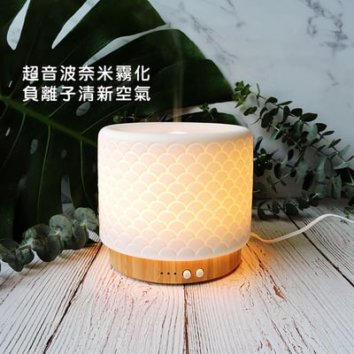 《白玉波浪竹子底座香薰機》280ml4