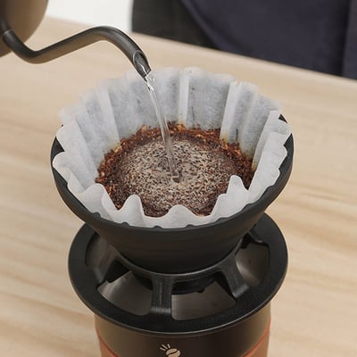 《摺疊便攜式咖啡濾杯》1~2人份10