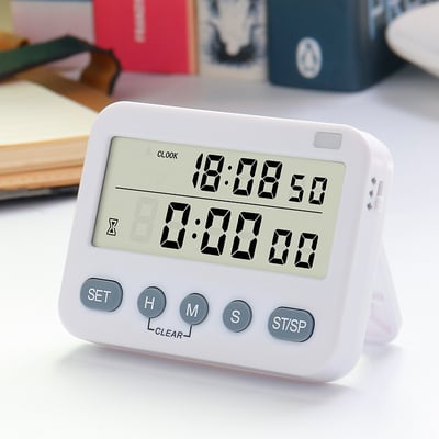 《 雙屏計時器 》定時器  時間管理 時鐘 鬧鐘4