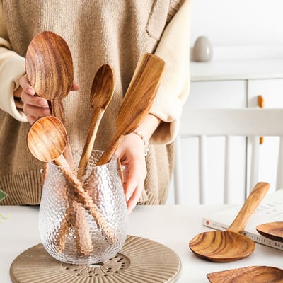 《復古相思木鍋鏟七件組》無漆8