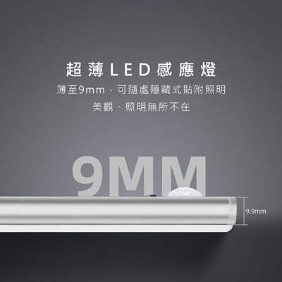 《免鑽孔超薄LED感應燈》7
