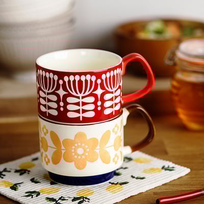 《日式田園風咖啡杯》300ml7