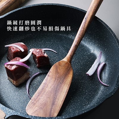 《韓風不沾鍋柚木炒菜鏟》5