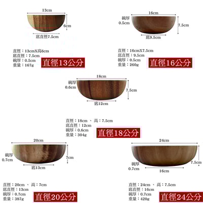 《相思木製沙拉碗》3