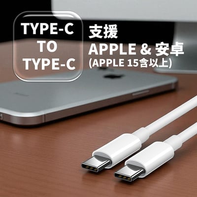 《 超級閃充電源線》Type-C / Lighttning(iPhone) 充電線3