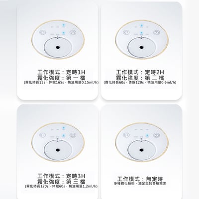 《行動無水精油擴香儀/擴香機》竹木款10