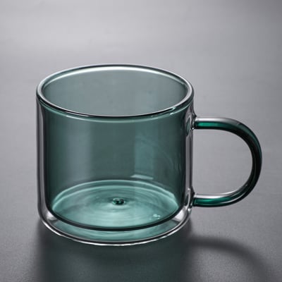 《彩色雙層咖啡杯》250ml14