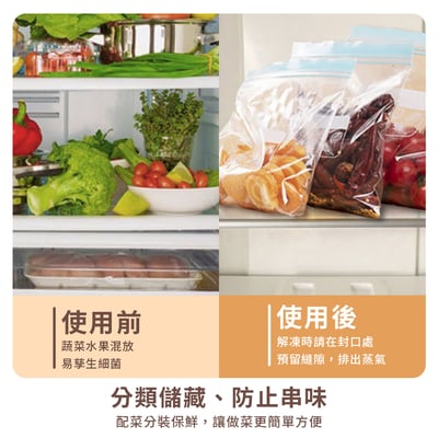 《可立式雙層夾鏈袋》雙層夾鏈袋 可立式夾鏈袋 保鮮夾鏈袋 食物保鮮袋4