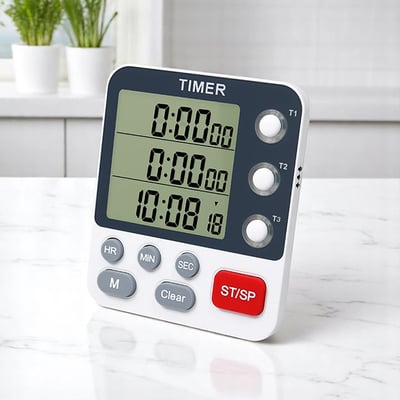 《 三通道計時器 》定時器  時間管理 廚房計時器 學習定時器1