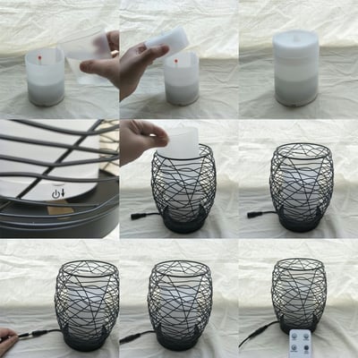 《蠟燭燈氛圍/超音波精油香氛水氧機》附遙控器5