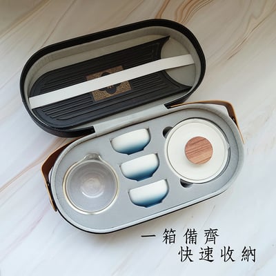 《粗陶旅行茶具組》附精美收納盒4