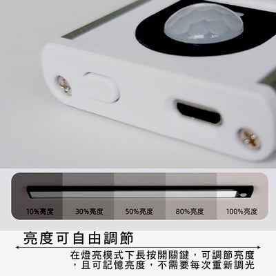 《免鑽孔超薄LED感應燈》6