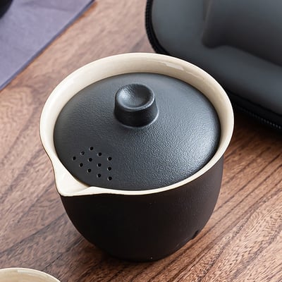 《粗陶旅行茶具組》附旅行收納包9