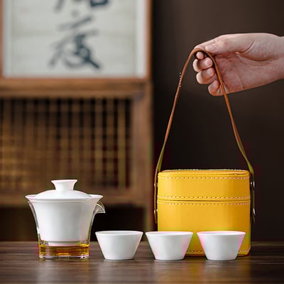《羊脂玉旅行茶具組》附旅行收納盒3