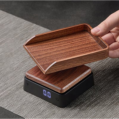 《胡桃木電子秤》500g/0.1g(非交易用秤)2