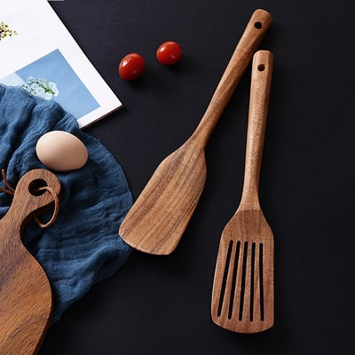 《韓風不沾鍋柚木炒菜鏟》8