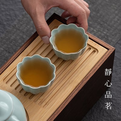 《汝瓷旅行茶具組》附精美包裝袋3