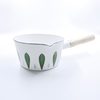 《日式葉子彩繪琺瑯鍋》15CM/1L12