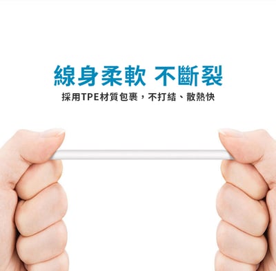 《 超級閃充電源線》Type-C / Lighttning(iPhone) 充電線6