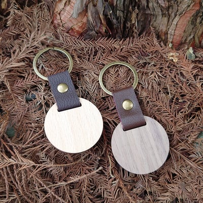 《原木鑰匙圈 》胡桃木/櫸木6
