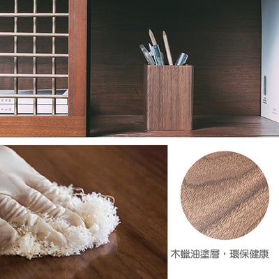 木製良品《胡桃木筆筒》9